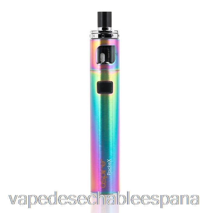 Vape Desechable España Aspire Pockex Aio Starter Kit Arcoiris